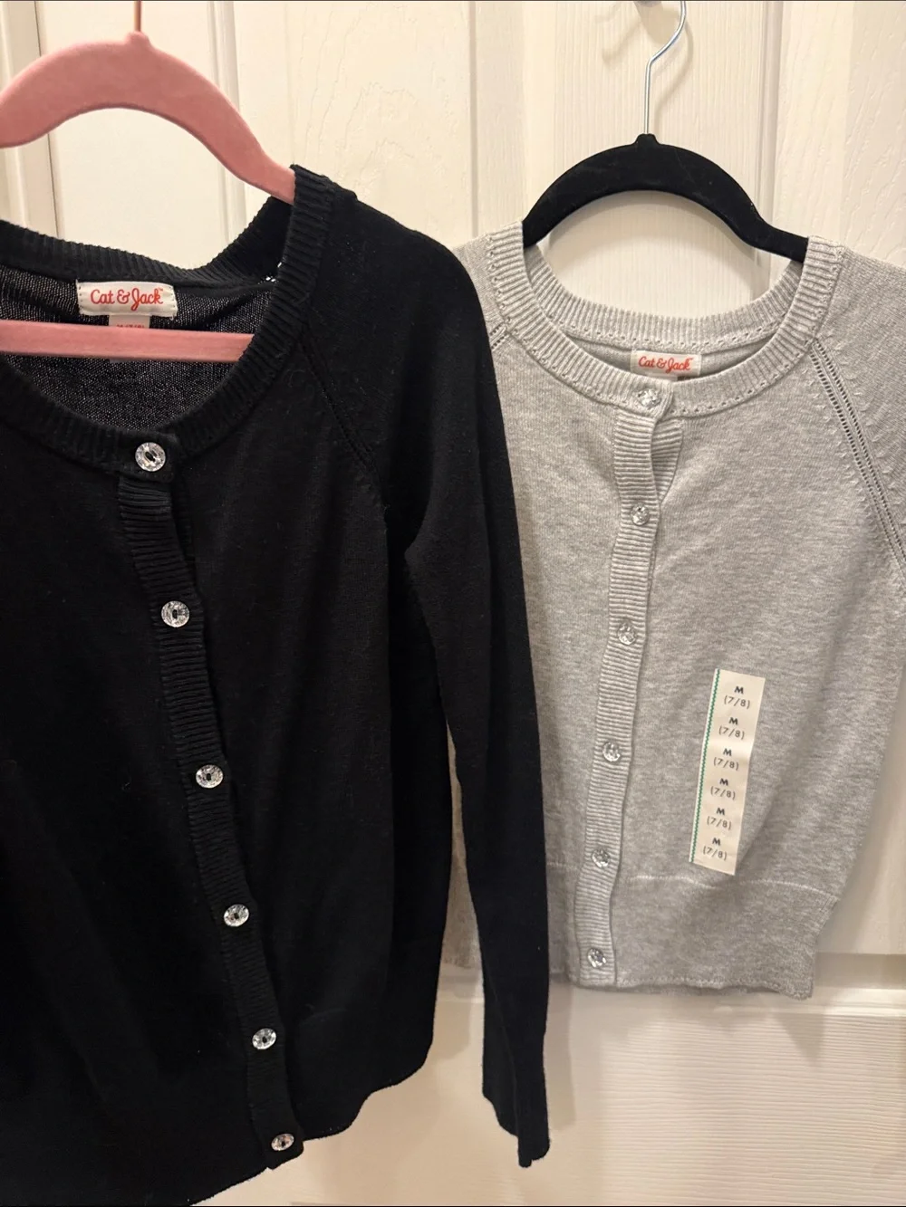 Cat & Jack Black Button-Up Kids Cardigan